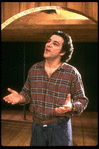 Actor/singer Mandy Patinkin rehearsing one man show "Dress Casual" at the New York Shakespeare Festival Theater (New York)
