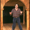 Actor/singer Mandy Patinkin rehearsing one man show "Dress Casual" at the New York Shakespeare Festival Theater (New York)