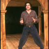 Actor/singer Mandy Patinkin rehearsing one man show "Dress Casual" at the New York Shakespeare Festival Theater (New York)