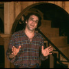 Actor/singer Mandy Patinkin rehearsing one man show "Dress Casual" at the New York Shakespeare Festival Theater (New York)
