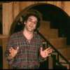 Actor/singer Mandy Patinkin rehearsing one man show "Dress Casual" at the New York Shakespeare Festival Theater (New York)