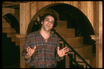 Actor/singer Mandy Patinkin rehearsing one man show "Dress Casual" at the New York Shakespeare Festival Theater (New York)