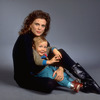 Publicity photo of dancer/actress Ann Reinking with her son, Christopher (New York)