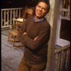 Playwright Bernard Sabath on the set of his play "The Boys in Autumn" (New York)
