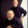 Publicity photo of opera/theater director Peter Sellars (R) and composer Craig Smith (L) (New York)