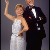 Publicity photo of singer Jo Sullivan (L) with musical director from nightclub engagement (New York)
