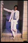 Director/choreographer/actor Tommy Tune on the set of his Broadway musical "Nine" (New York)
