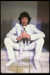 Director/choreographer/actor Tommy Tune on the set of his Broadway musical "Nine" (New York)