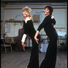 (L-R) Actresses/dancers Gwen Verdon and Liza Minnelli rehearsing for benefit (New York)