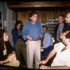 Composer Andrew Lloyd Webber (C) at unidentified recording session (New York)