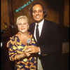 Publicity photo of singer Margaret Whiting with musician Jonathan Schwartz during nightclub appearance at Michael's Pub (New York)