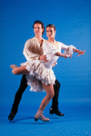 Publicity photo of Olympic skaters Brian Boitano and Katarina Witt (New York)