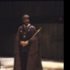 Actor Raul Julia in a scene fr. the New York Shakespeare Festival production of the play "Macbeth" (New York)