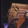 Actor Raul Julia in a scene fr. the New York Shakespeare Festival production of the play "Macbeth" (New York)
