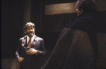 Actor Raul Julia in a scene fr. the New York Shakespeare Festival production of the play "Macbeth" (New York)