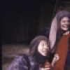 Actors (L-R) Jeanne Sakata, Mary Louise Wilson, Raul Julia & Katherine Hiler in a scene fr. the New York Shakespeare Festival production of the play "Macbeth" (New York)