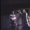 Actor Raul Julia (2L) w. cast in a scene fr. the New York Shakespeare Festival production of the play "Macbeth" (New York)