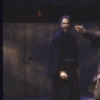 Actors (L-R) Raul Julia, William Converse-Roberts & Peter Jay Fernandez in a scene fr. the New York Shakespeare Festival production of the play "Macbeth" (New York)