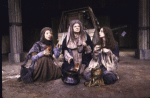 Actresses (L-R) Jeanne Sakata, Mary Louise Wilson & Katherine Hiler in a scene fr. the New York Shakespeare Festival production of the play "Macbeth" (New York)