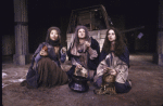 Actresses (L-R) Jeanne Sakata, Mary Louise Wilson & Katherine Hiler in a scene fr. the New York Shakespeare Festival production of the play "Macbeth" (New York)