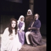 Actors (L-R) Melinda Mullins, Mary Louise Wilson, Laura Sametz & Mark Hammer in a scene fr. the New York Shakespeare Festival production of the play "Macbeth" (New York)