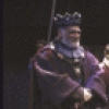 Actors (L-R) Mark Hammer, Scott Allegrucci, Peter Jay Fernandez & Raul Julia in a scene fr. the New York Shakespeare Festival production of the play "Macbeth" (New York)