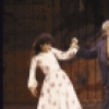 Actors (L-R) Tracey Ullman, George Guidall & Morgan Freeman in a scene fr. the New York Shakespeare Festival's production of the play "The Taming of the Shrew" at the Delacorte Theatre in Central Park. (New York)