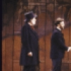 Actors (L-R) William Duff-Griffin, Graham Winton, Helen Hunt & George Guidall in a scene fr. the New York Shakespeare Festival's production of the play "The Taming of the Shrew" at the Delacorte Theatre in Central Park. (New York)