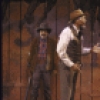 Actors(L-R) Peter Appel,  Morgan Freeman,Robert Joy & William Duff-Griffin in a scene fr. the New York Shakespeare Festival's production of the play "The Taming of the Shrew" at the Delacorte Theatre in Central Park. (New York)