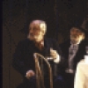 Actor William Duff Griffin (L) w. cast in a scene fr. the New York Shakespeare Festival's production of the play "The Taming of the Shrew" at the Delacorte Theatre in Central Park. (New York)