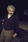 Set designer Abdel Farrah in a publicity shot for the Broadway play "Emperor Henry IV." (New York)