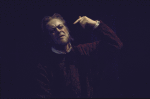 Actor Rex Harrison in a scene fr. the Broadway play "Emperor Henry IV." (New York)