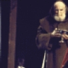 Actors (L-R) David Hurst, Douglas Seale & Rex Harrison in a scene fr. the Broadway play "Emperor Henry IV." (New York)