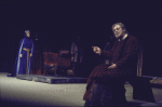 Actors Eileen Herlie & Rex Harrison in a scene fr. the Broadway play "Emperor Henry IV." (New York)