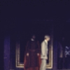 Actors (L-R) James Donald (who left the production prior to opening), Rex Harrison & Eileen Herlie in a scene fr. the Broadway play "Emperor Henry IV." (New York)