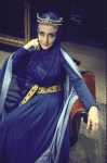 Actress Eileen Herlie in a scene fr. the Broadway play "Emperor Henry IV." (New York)
