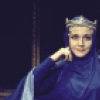 Actress Eileen Herlie in a scene fr. the Broadway play "Emperor Henry IV." (New York)