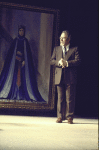 Actor David Hurst in a scene fr. the Broadway play "Emperor Henry IV." (New York)