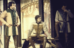 Actors (L-R) Michael Durrell, George Taylor & Stephen D. Newman in a scene fr. the Broadway play "Emperor Henry IV." (New York)