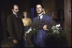 Actors (L-R) Edward Seamon, Laurie Kennedy & Keith Reddin in a scene fr. the Roundabout Theatre production of the play "The Master Builder." (New York)