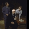 Actors (L-R) Keith Reddin, Maury Cooper & Susan Pellegrino in a scene fr. the Roundabout Theatre production of the play "The Master Builder." (New York)