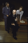 Actors (L-R) Keith Reddin, Maury Cooper & Susan Pellegrino in a scene fr. the Roundabout Theatre production of the play "The Master Builder." (New York)