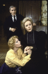 Actors (L-R) Laurie Kennedy, Tom Klunis & Joan Potter in a scene fr. the Roundabout Theatre production of the play "The Master Builder." (New York)