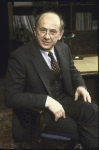 Actor Milton Selzer in a publicity shot for the Roundabout Theatre production of the play "Duet For One." (New York)