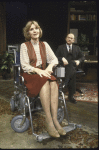 Actors Eva Marie Saint & Milton Selzer in a scene fr. the Roundabout Theatre production of the play "Duet For One." (New York)