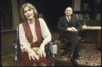 Actors Eva Marie Saint & Milton Selzer in a scene fr. the Roundabout Theatre production of the play "Duet For One." (New York)