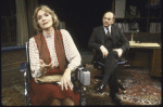 Actors Eva Marie Saint & Milton Selzer in a scene fr. the Roundabout Theatre production of the play "Duet For One." (New York)