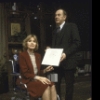 Actors Eva Marie Saint & Milton Selzer in a scene fr. the Roundabout Theatre production of the play "Duet For One." (New York)