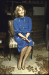 Actress Eva Marie Saint in a scene fr. the Roundabout Theatre production of the play "Duet For One." (New York)