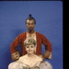 Actors Angela Lansbury and Michael Kermoyan in a publicity shot for the replacement cast of the Broadway revival of the musical "The King and I" (New York)